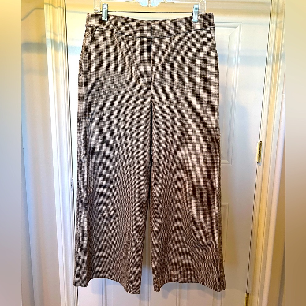 Loft wide legged cropped pants